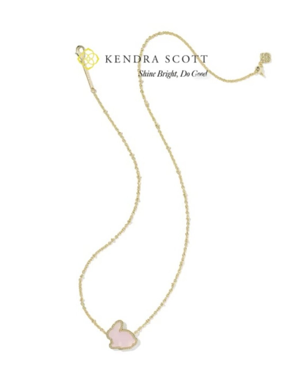 Kendra Scott Bunny Gold Short Pendant Necklace - Picture 4 of 6